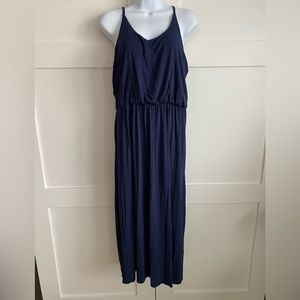 Olivia Rae Navy Midi Dress